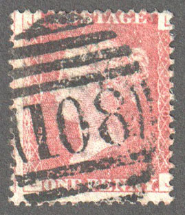 Great Britain Scott 33 Used Plate 140 - LJ - Click Image to Close